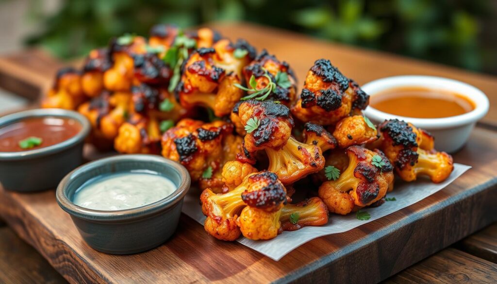 BBQ cauliflower appetizer