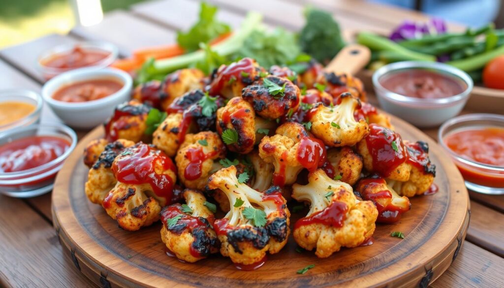 BBQ cauliflower appetizer