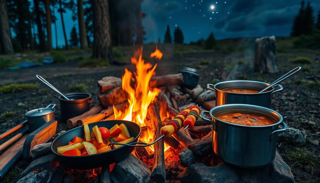 Campfire cooking