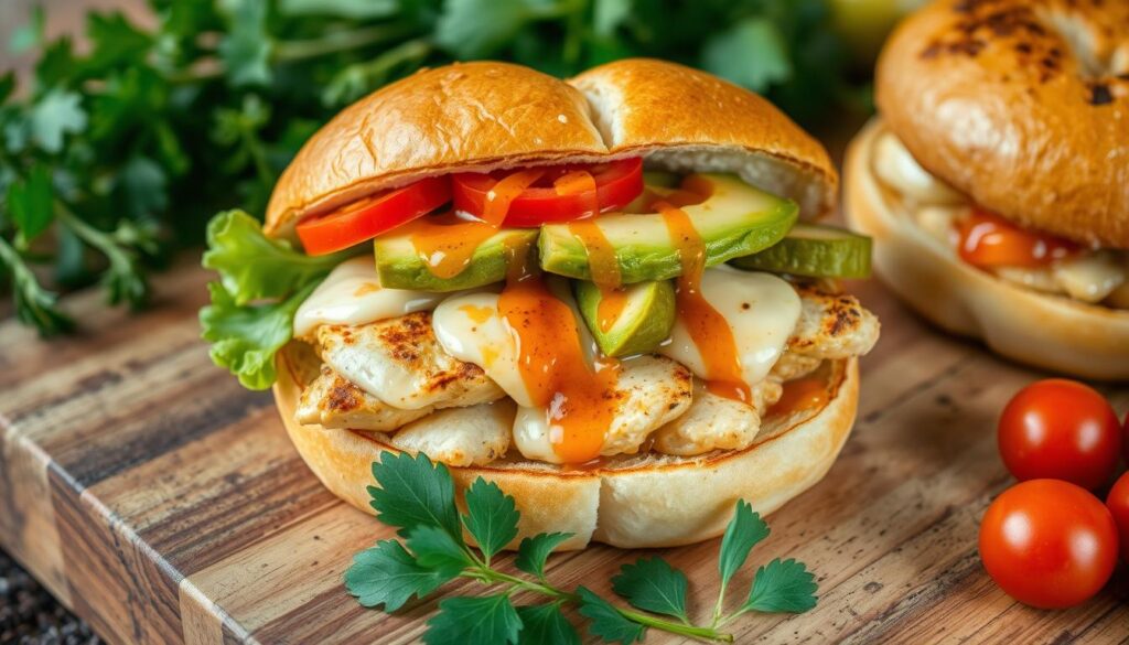 grilled chicken sandwich toppings