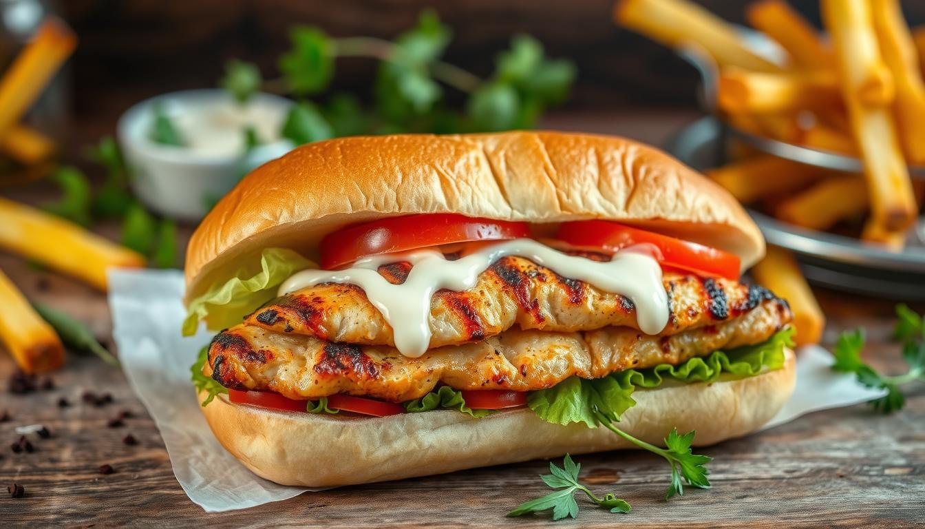 grilled chicken sandwich