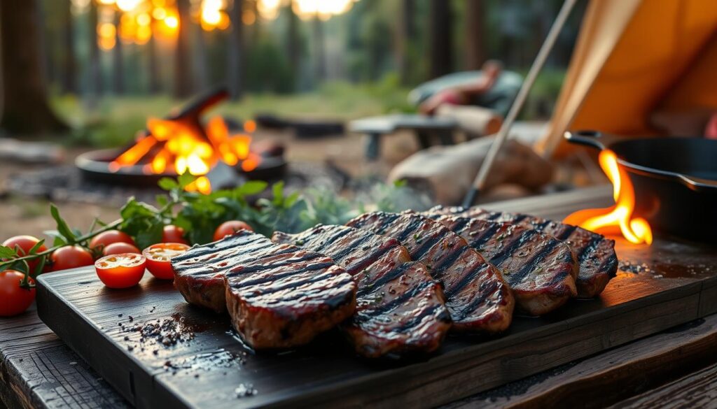 grilled steak tips