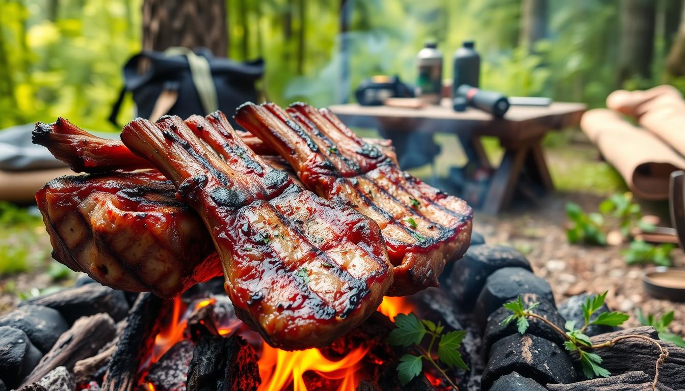 grilled steak tips